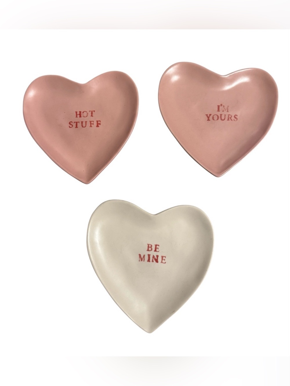Pottery Barn Retired Valentine Heart-Shaped Plates Replacements